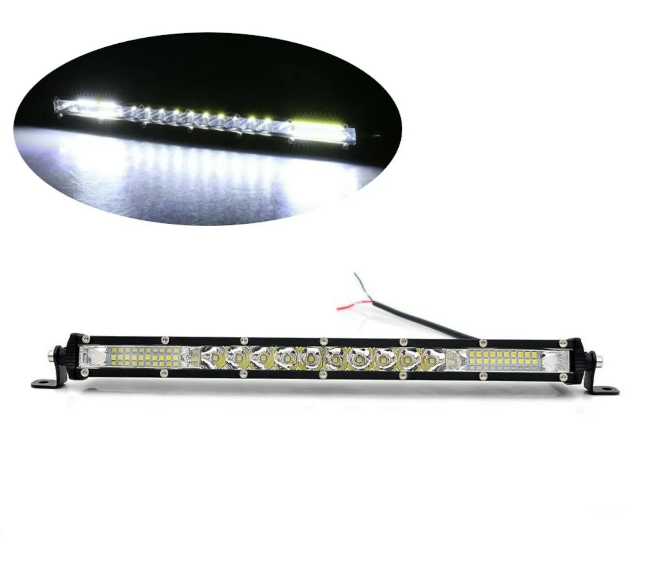 28.5 см LED Лед Диоден Бар 4500 lm, 90W Ултра Тънък 12-24V Комбинирана Combo - Flood и Spot Светлина