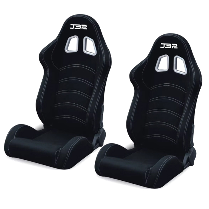 Спортни седалки за МПС - 1016 с бял конец