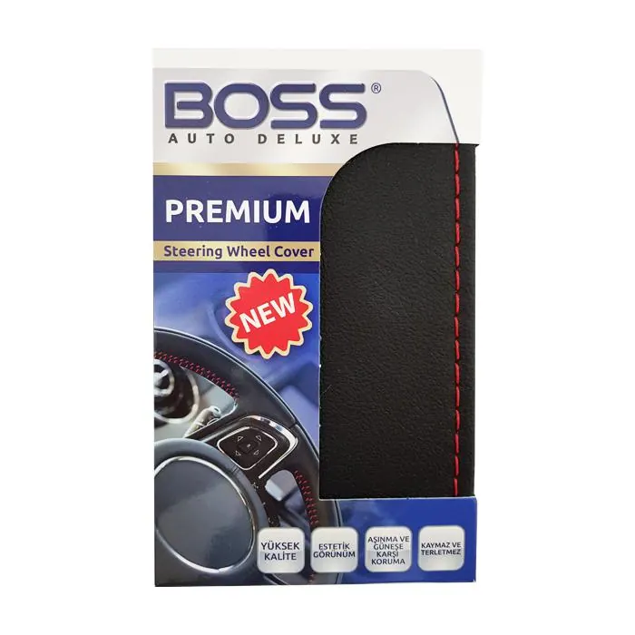 Калъф шиещ Boss - черен с червено
