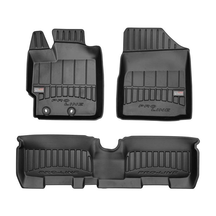 Гумени стелки Frogum Proline 3D съвместими с TOYOTA YARIS (2005-2011) 3 ЧАСТИ
