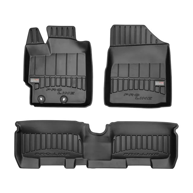 Гумени стелки Frogum Proline 3D съвместими с TOYOTA YARIS (2005-2011) 3 ЧАСТИ