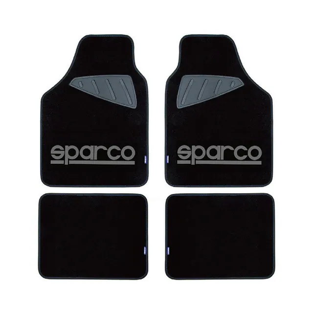 Стелки мокет SPC1902A Sparco Черни-Сиви 4БР/К-Т