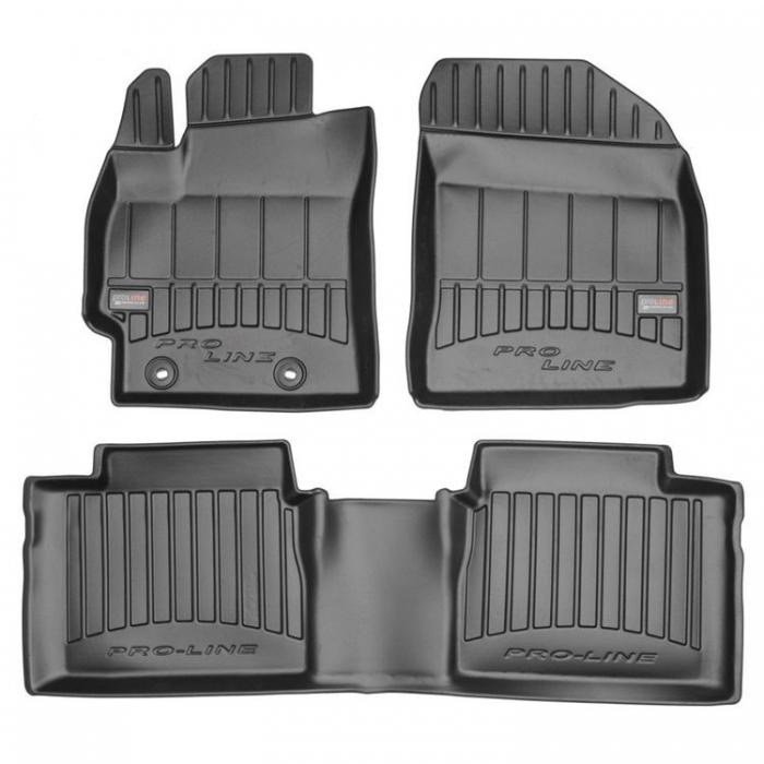 Гумени стелки Frogum Proline 3D съвместими с TOYOTA COROLLA XI E 160 (2013-2019) 3 ЧАСТИ
