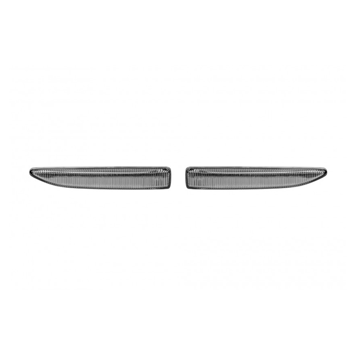 Комплект странични LED мигачи за BMW серия 7 E65,E66,E67 2001-2008 с хром основа, ляв + десен