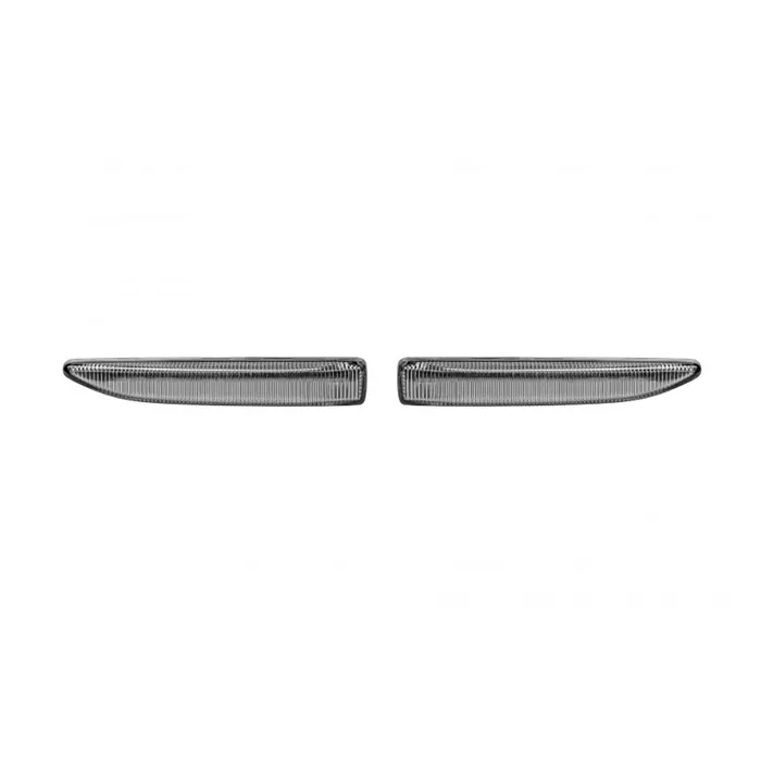 Комплект странични LED мигачи за BMW серия 7 E65,E66,E67 2001-2008 с хром основа, ляв + десен