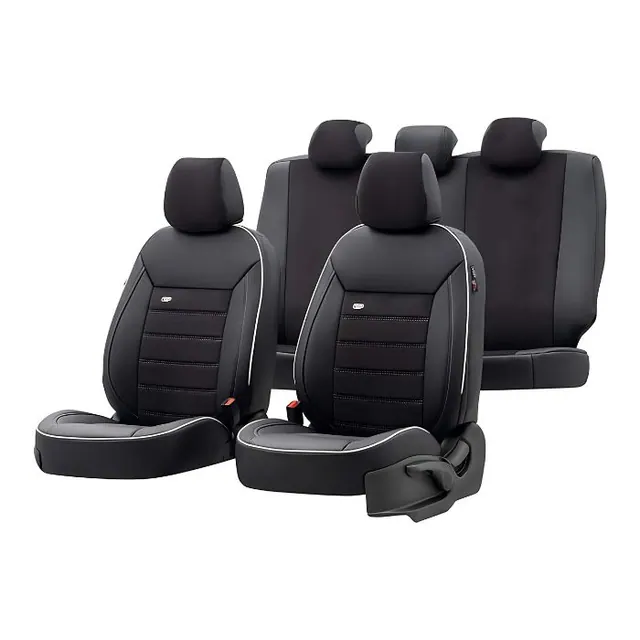 Тапицерия за седалки Otom Premium PRM118 (Черно/Бяло)