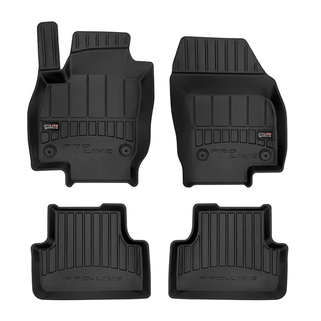Гумени стелки Frogum Proline 3D съвместими с VW T-CROSS (2018+) 4 ЧАСТИ