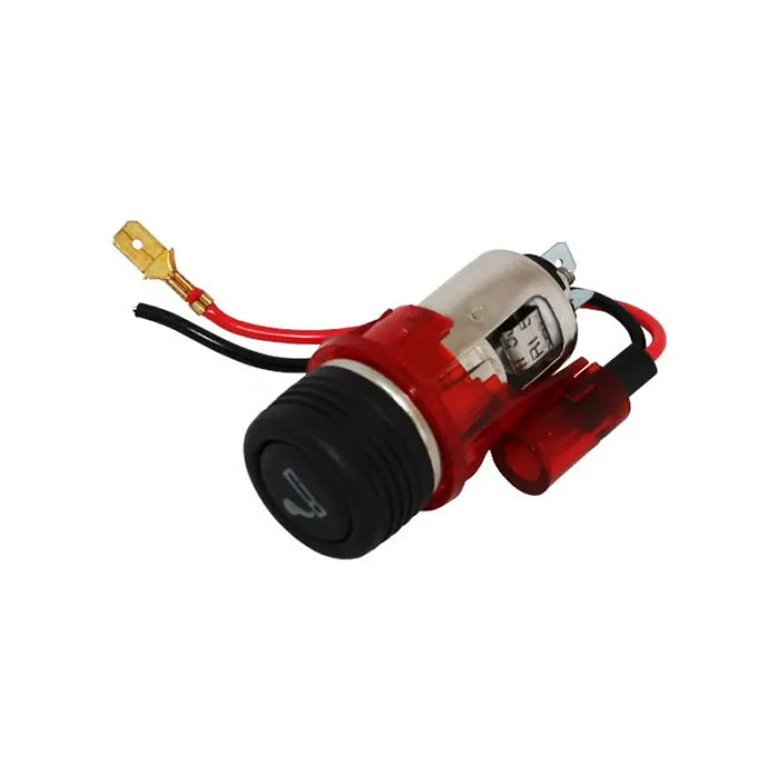 Универсална запалка за автомобили - 12V -09649 - червена
