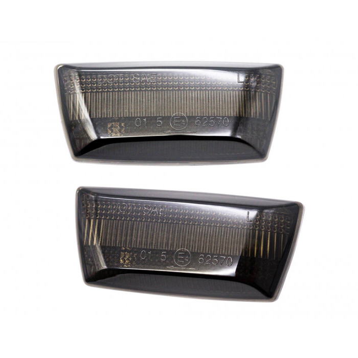Комплект странични LED опушени динамични мигачи за Opel Astra H 5D 2004-2009, Astra J 2009-2011, Corsa D 2006-2014, Adam след 2013 година