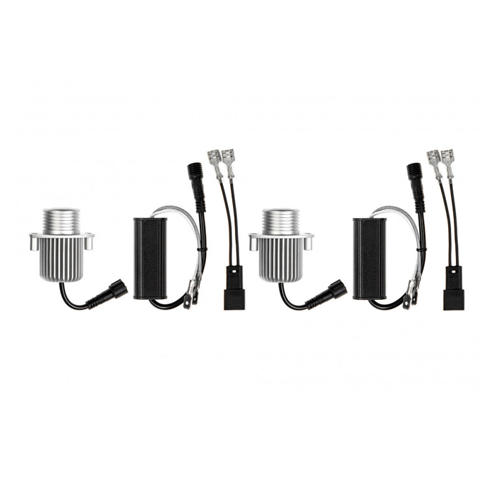 Бели LED лампи за фабрични ангелски очи за BMW серия 3 E90/E91 2005-2008 40W CREE