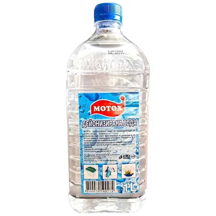 Дейонизирана вода МОТОХ 1л