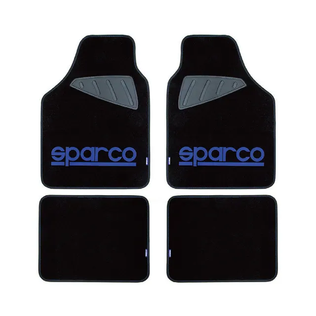 Стелки мокет SPC1901A Sparco Черни-Сини 4БР/К-Т